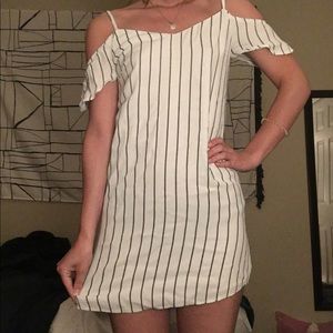 Bershka Pin Stripe Shift Dress